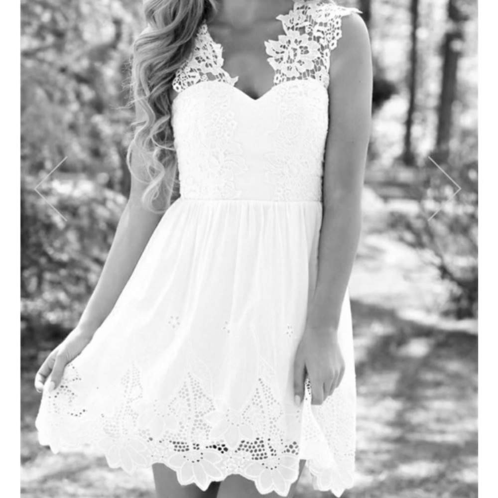 Southern Fried Chics Chapel White Dress - Picture 2 of 3